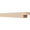 Ekena Millwork 6in. W x 4in. H x 32in. L Chapel Hill Woodgrain TimberThane Rafter Tail, Primed Tan RFTUR06X04X32CHPRCPR - alternate 1